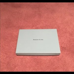 Tiffany & Company empty gift box. 
5 3/4”x4 3/8”x3/4” Classy elegant.